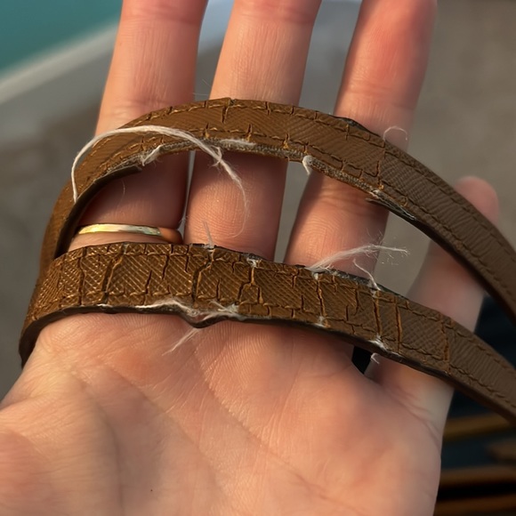 Michael Kors Kempton Navy Blue and Brown Purse - Picture 5 of 5